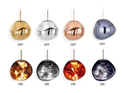 Hanglamp Lava Design Led Rond Goud Zilver Rood Rookgrijs Woonkamer Slaapkamer