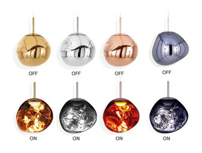Hanglamp Lava Design Led Rond Goud Zilver Rood Rookgrijs Woonkamer Slaapkamer