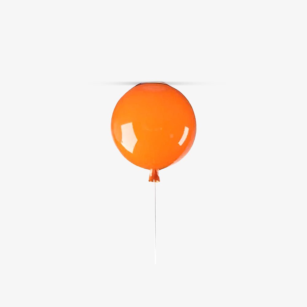 Ballonlamp Plafondlamp Plastic Wit Blauw Roze Oranje Kinderkamer Woonkamer Ø25 Ø30 Ø35cm Hanglamp Speels Trekkoordje