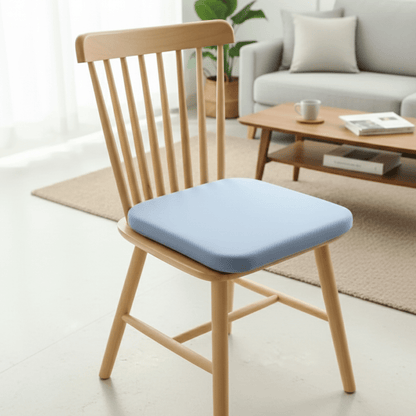 Stoelkussen Memory Foam 40x40cm Vierkant 4cm Dik Zitkussen voor Stoel Bureaustoel Auto Thuis Kantoor Reizen