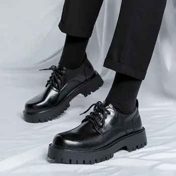 Leren Derbyschoenen voor Mannen Modern Design - StudioMarella