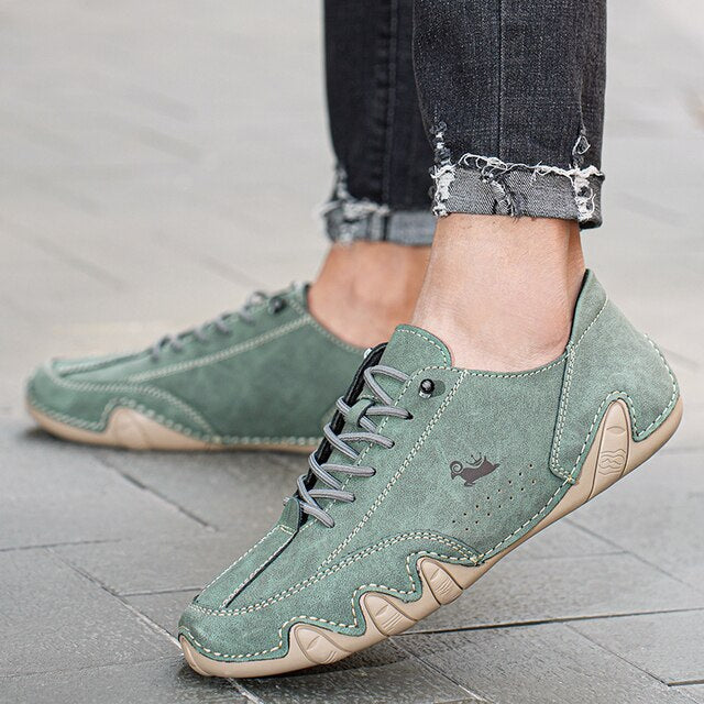 Flexibele Leren Schoenen voor Mannen en Vrouwen