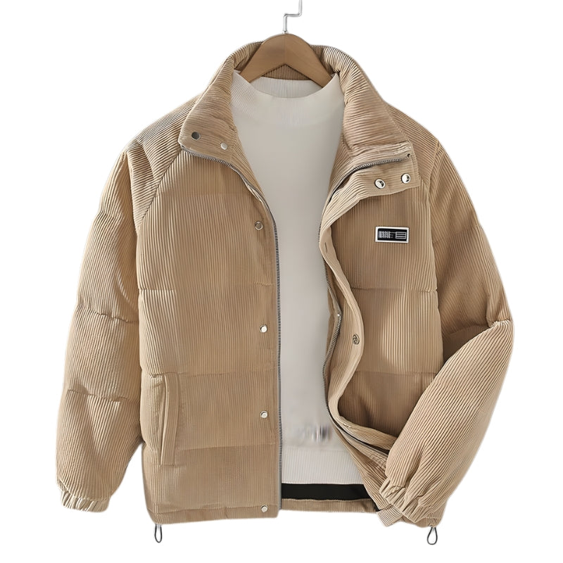 Heren Pufferjas Corduroy Warm en Waterdicht - StudioMarella