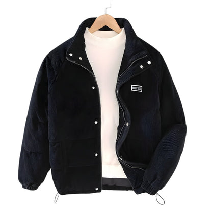 Heren Pufferjas Corduroy Warm en Waterdicht