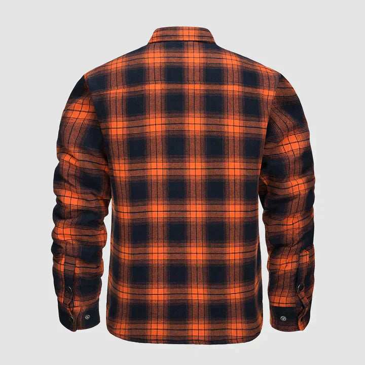 Herense Flanellen Jas Warm en Comfortabel