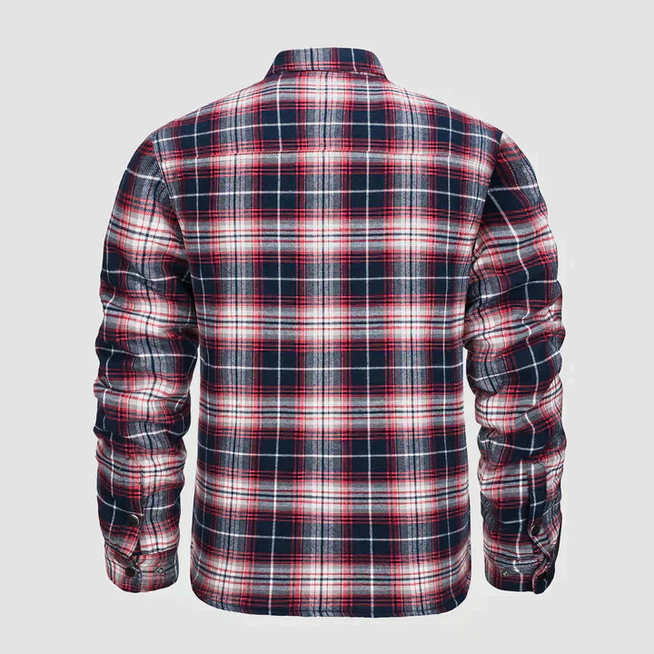 Herense Flanellen Jas Warm en Comfortabel