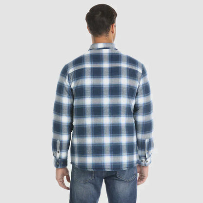 Herense Flanellen Jas Warm en Comfortabel