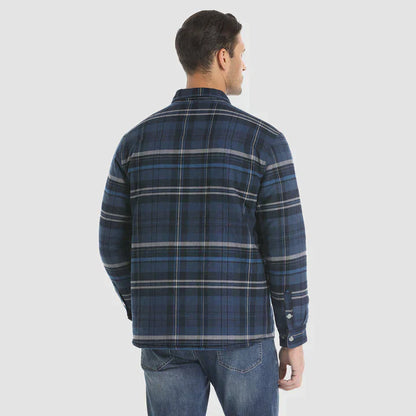 Herense Flanellen Jas Warm en Comfortabel