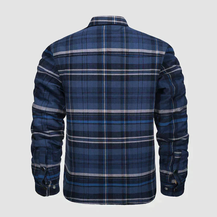 Herense Flanellen Jas Warm en Comfortabel