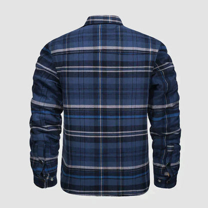 Herense Flanellen Jas Warm en Comfortabel