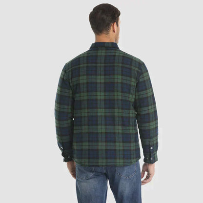 Herense Flanellen Jas Warm en Comfortabel