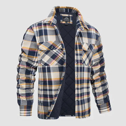 Herense Flanellen Jas Warm en Comfortabel