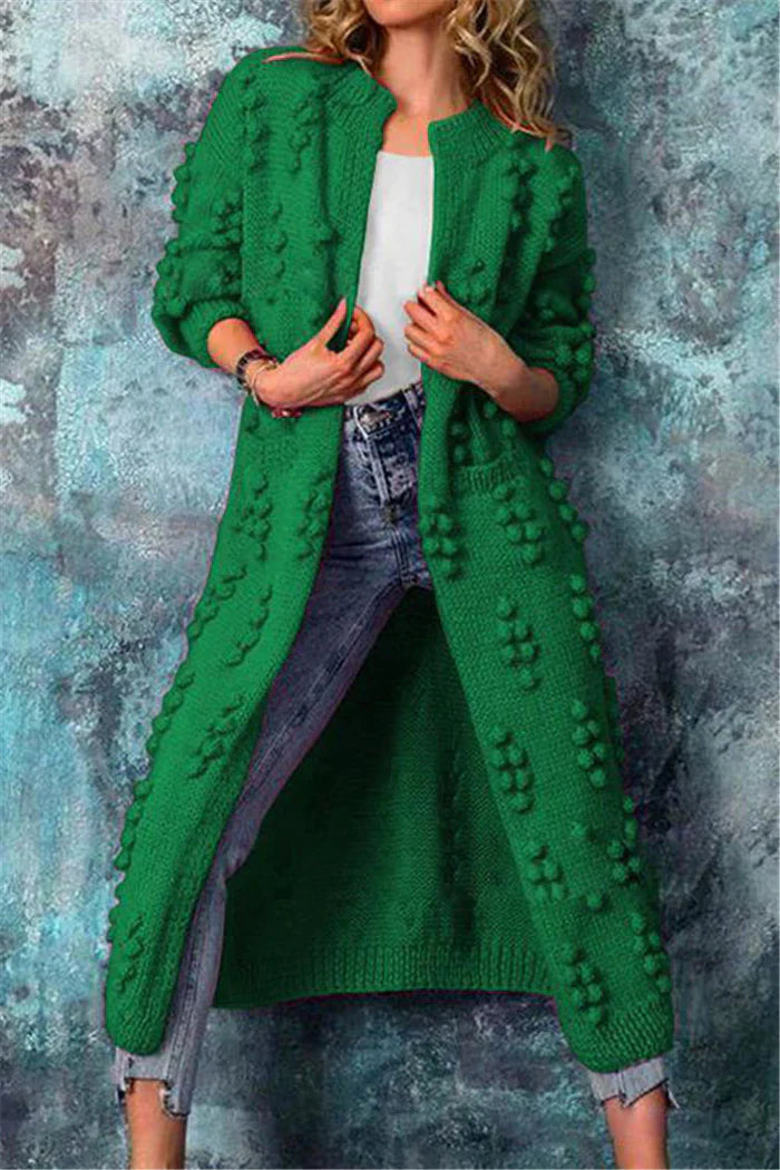 Merel | Cardigan lungo lavorato a maglia, comodo e confortevole 2