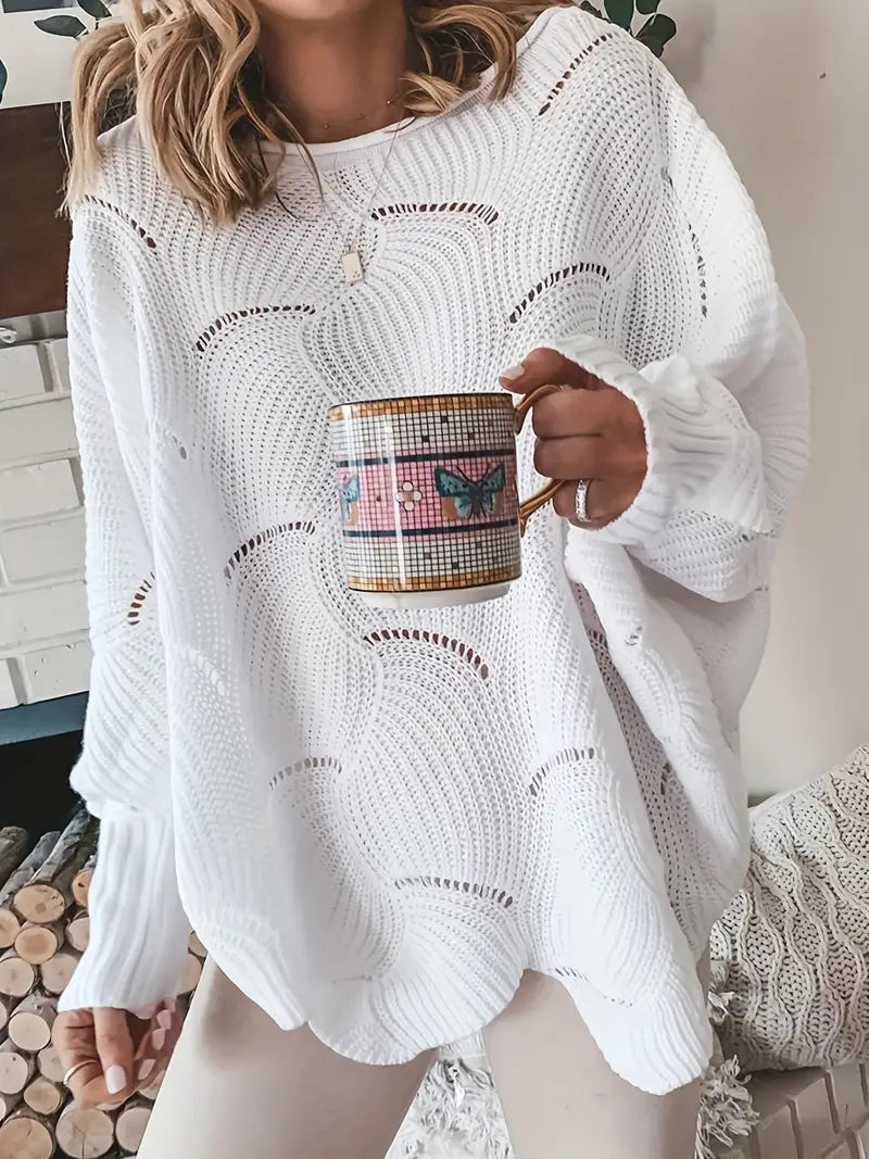 Merina Oversized Trui Stijlvol Dameskleding - StudioMarella