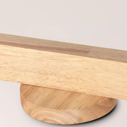 Houten Track Plafondlamp LED Houtlook Goud Verstelbare Spots Woonkamer Keuken Hal Scandinavisch Modern