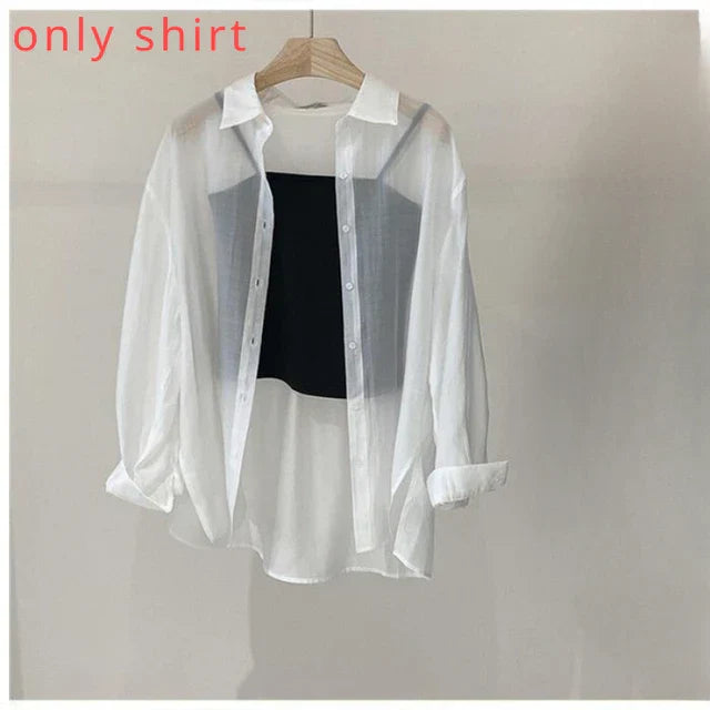 Luchtige Zomer Shirts van Mesh Stof - StudioMarella