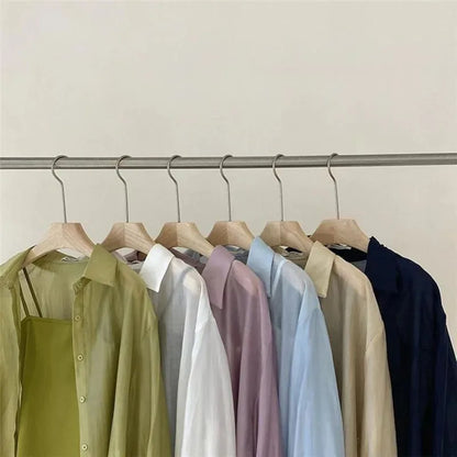 Luchtige Zomer Shirts van Mesh Stof