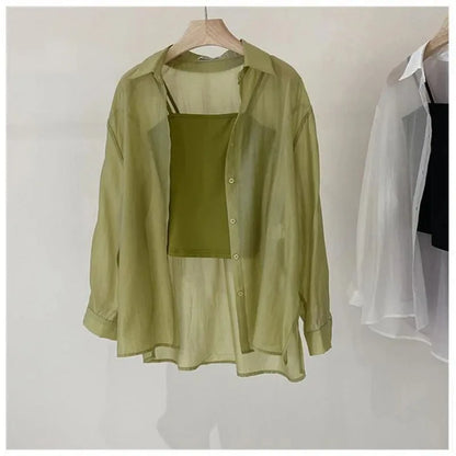 Luchtige Zomer Shirts van Mesh Stof
