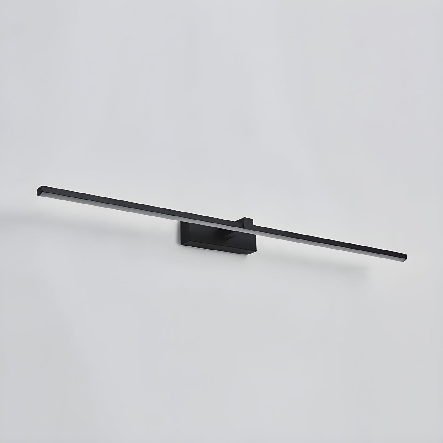 Lineaire Spiegelverlichting Metaal – Geïntegreerde LED Wandlamp in Zwart – 3 Lengtes