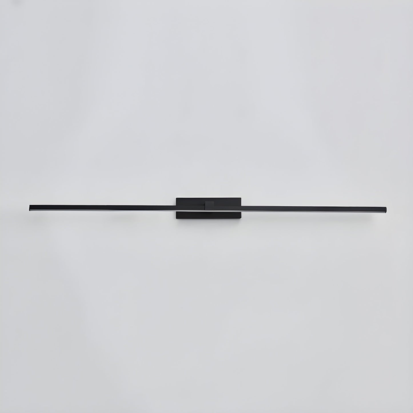 Lineaire Spiegelverlichting Metaal – Geïntegreerde LED Wandlamp in Zwart – 3 Lengtes