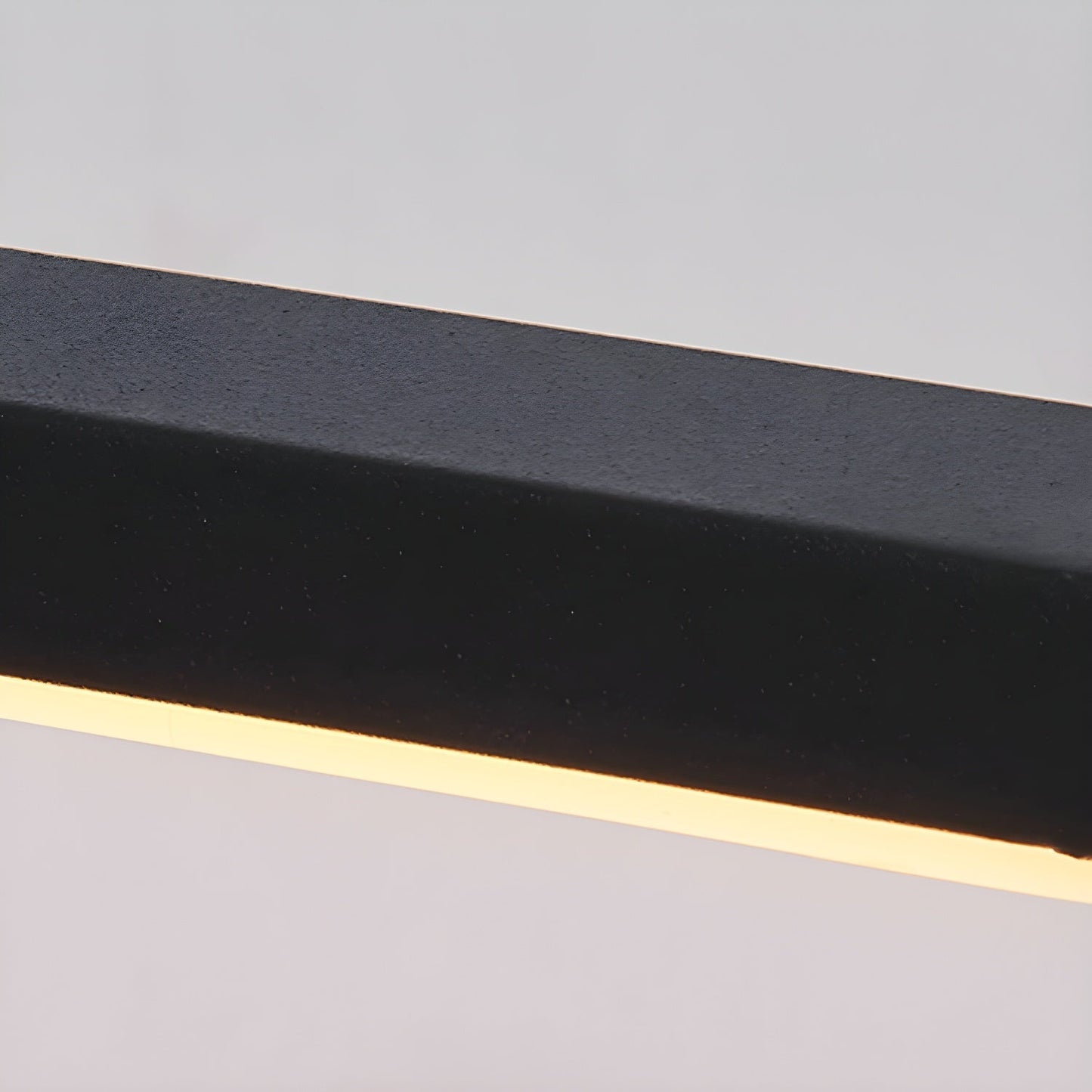 Lineaire Spiegelverlichting Metaal – Geïntegreerde LED Wandlamp in Zwart – 3 Lengtes
