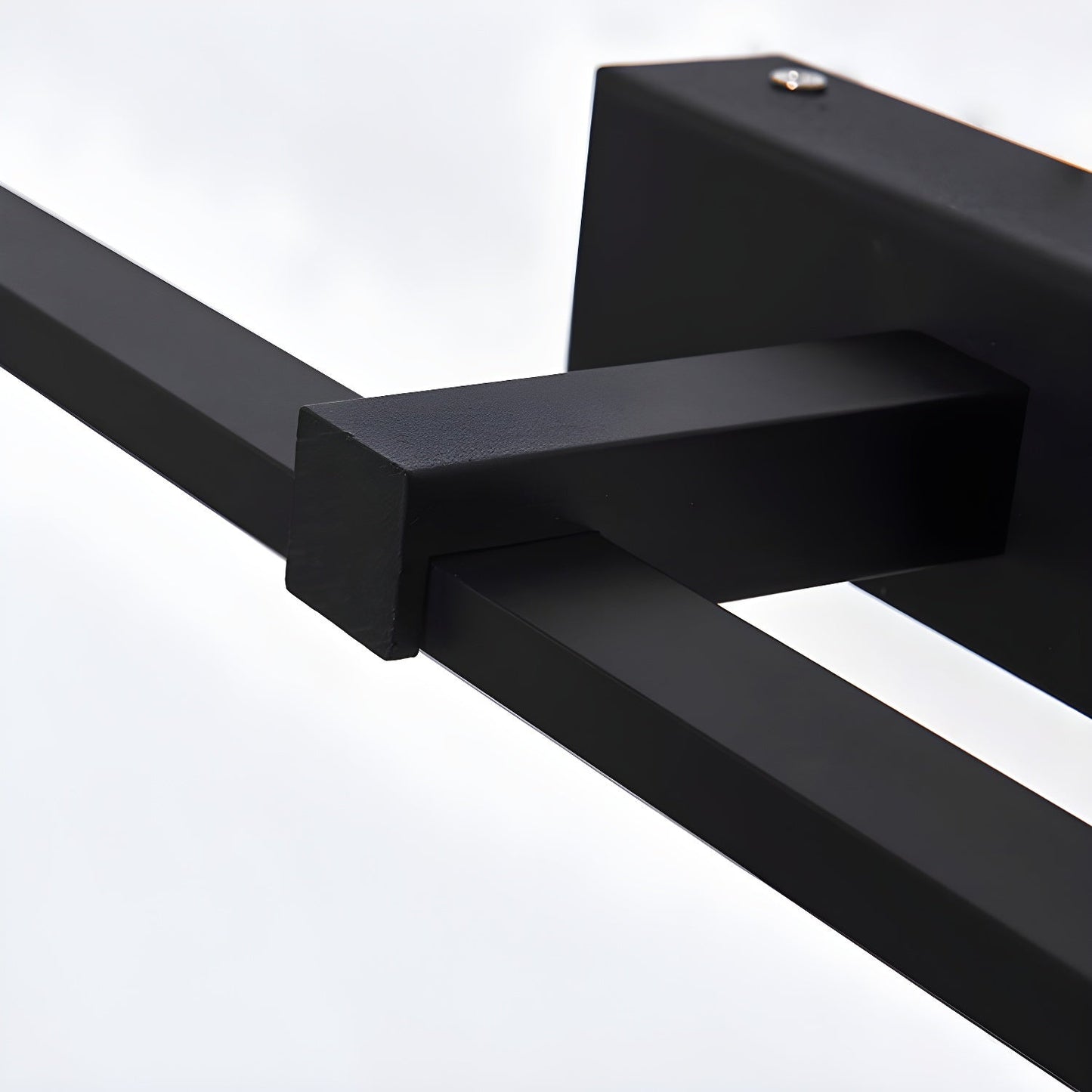 Lineaire Spiegelverlichting Metaal – Geïntegreerde LED Wandlamp in Zwart – 3 Lengtes