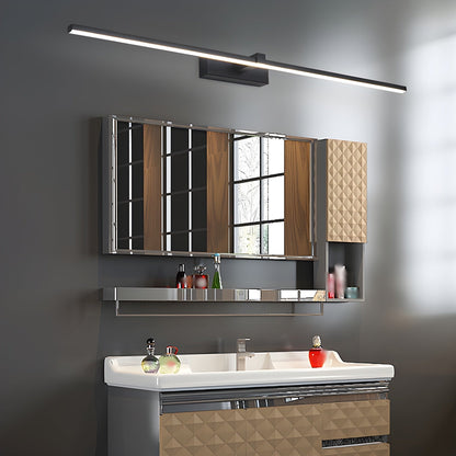 Lineaire Spiegelverlichting Metaal – Geïntegreerde LED Wandlamp in Zwart – 3 Lengtes