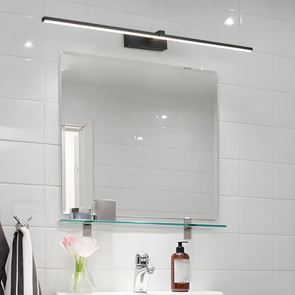 Lineaire Spiegelverlichting Metaal – Geïntegreerde LED Wandlamp in Zwart – 3 Lengtes