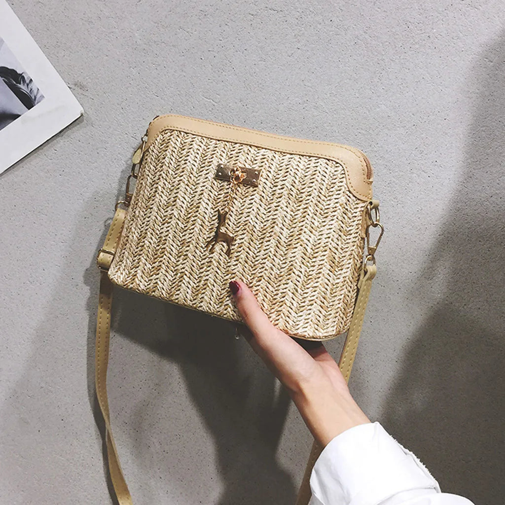 Vegan Crossbody Tas Boho Stijl Zwart