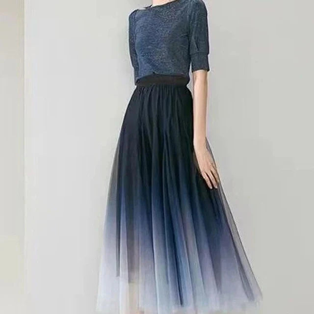 Midi Rok Tule Verloop Rok voor Vrouw - StudioMarella