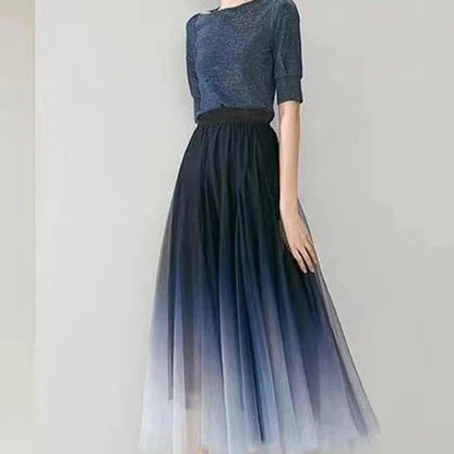 Midi Rok Tule Verloop Rok voor Vrouw - StudioMarella