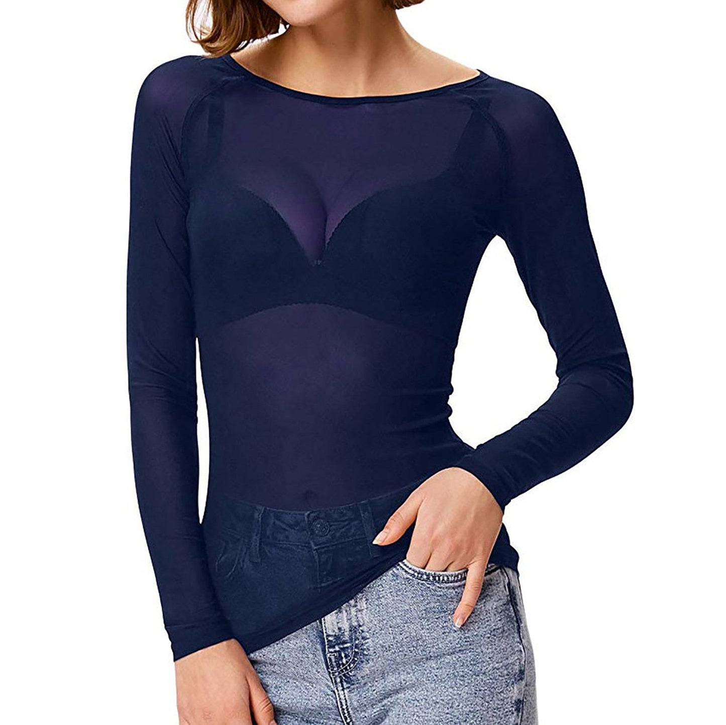 Vrouwelijke Avondblouse Modieus Uitgaanskleding