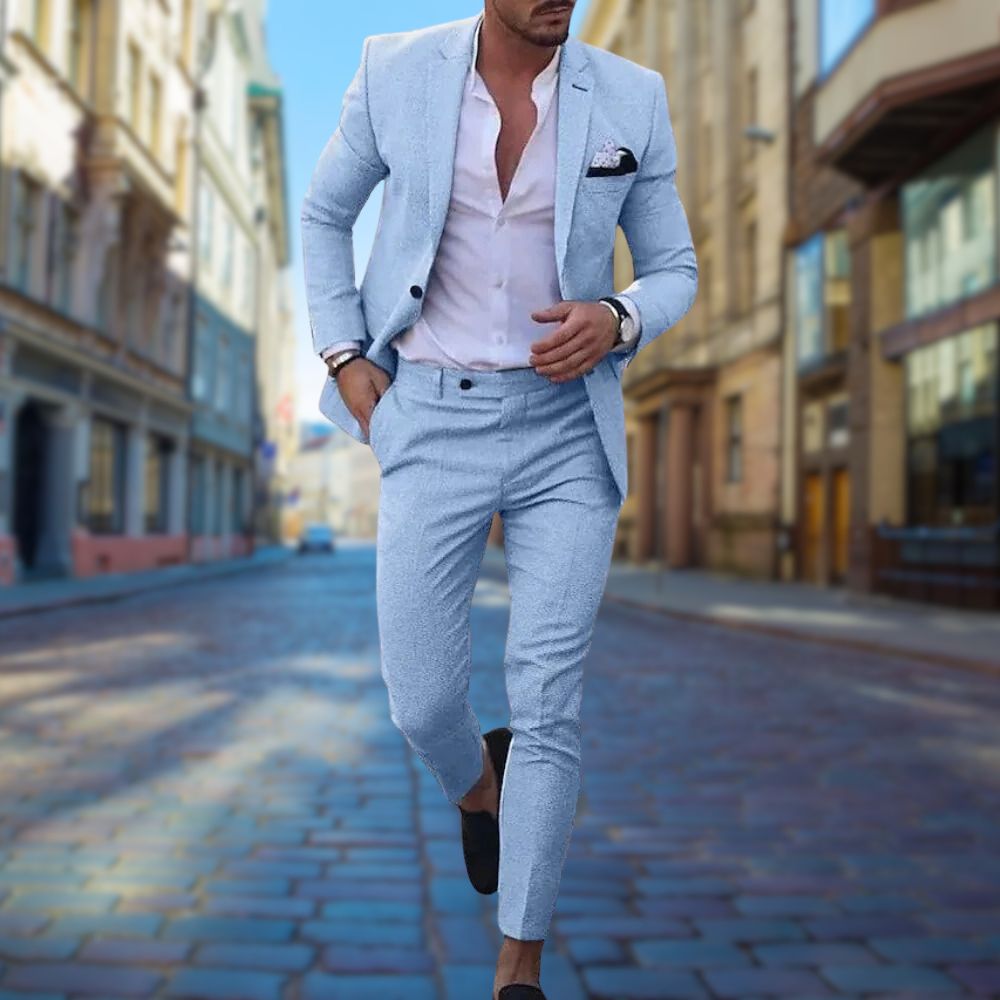 Slim Fit Mannen Broek Silvano - StudioMarella
