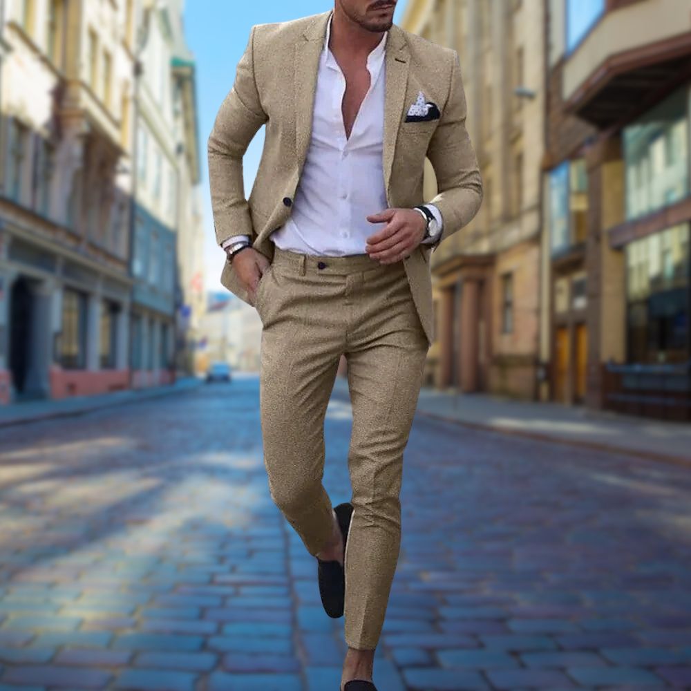 Slim Fit Mannen Broek Silvano