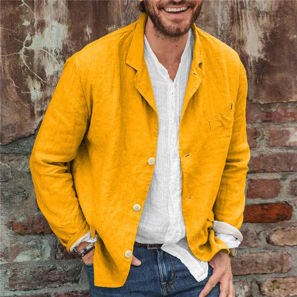 Lichte Blazers van Katoen voor Mannen - StudioMarella