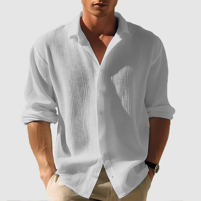 Michal | Comfortabel en stijlvol shirt met lange mouwen 4
