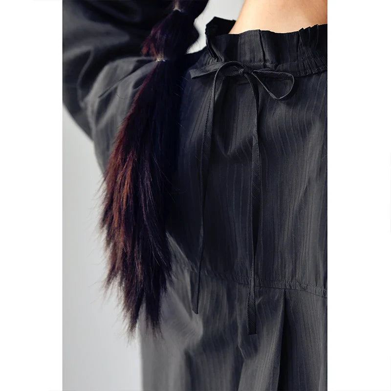 Vrouwen Blouse Asymmetrisch Gestreept Katoen