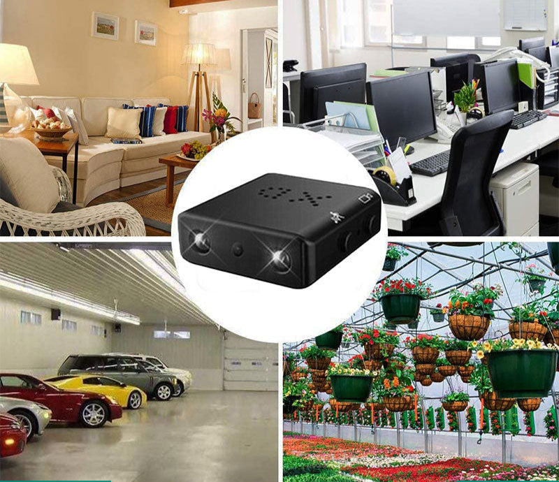 Discreet Compacte Beveiligingscamera Full-HD 1080P WiFi Nachtzicht Bewegingsdetectie