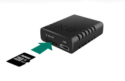 Discreet Compacte Beveiligingscamera Full-HD 1080P WiFi Nachtzicht Bewegingsdetectie
