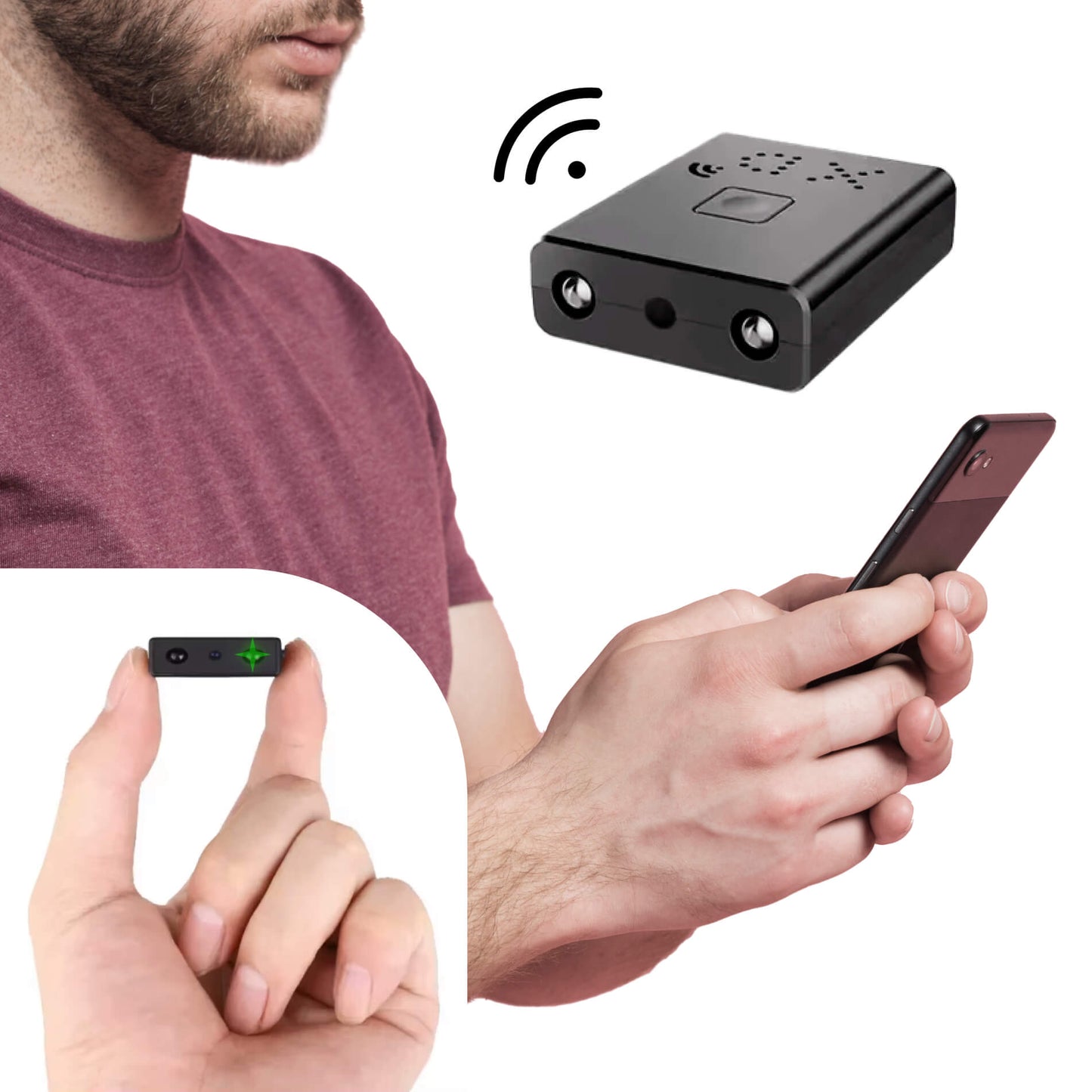 Mini Wifi Camera 1080P Met Audio Nachtzicht Bewegingsdetectie