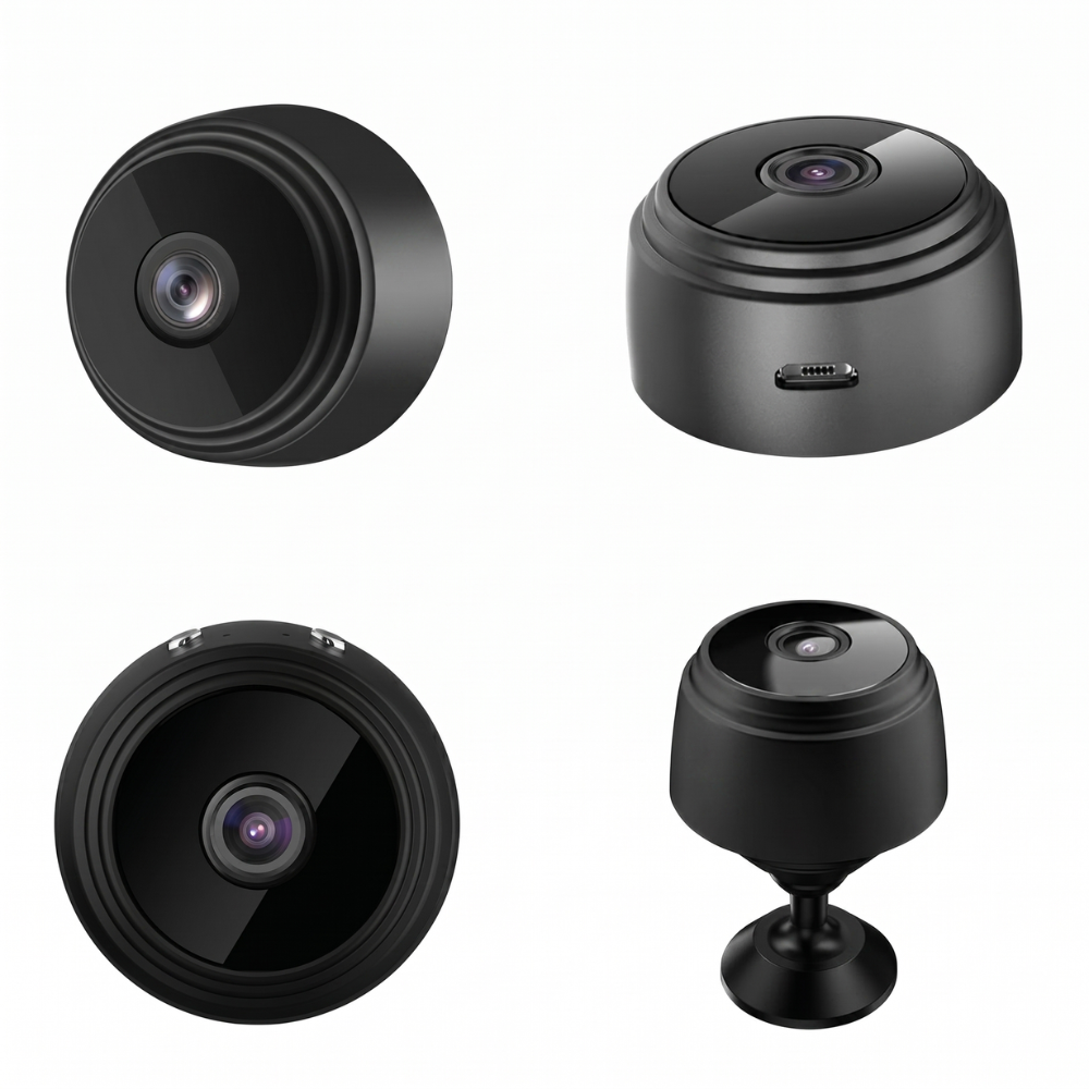 Draadloze Achteruitrijcamera Full HD 720P voor Camper Vrachtwagen Aanhanger – Magnetische Montage 360° Roteerbaar