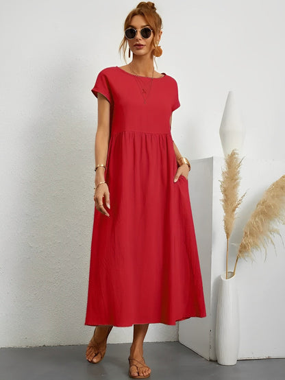 Vrouwen Zomerjurk Comfortabel Licht Jurk voor Zomer