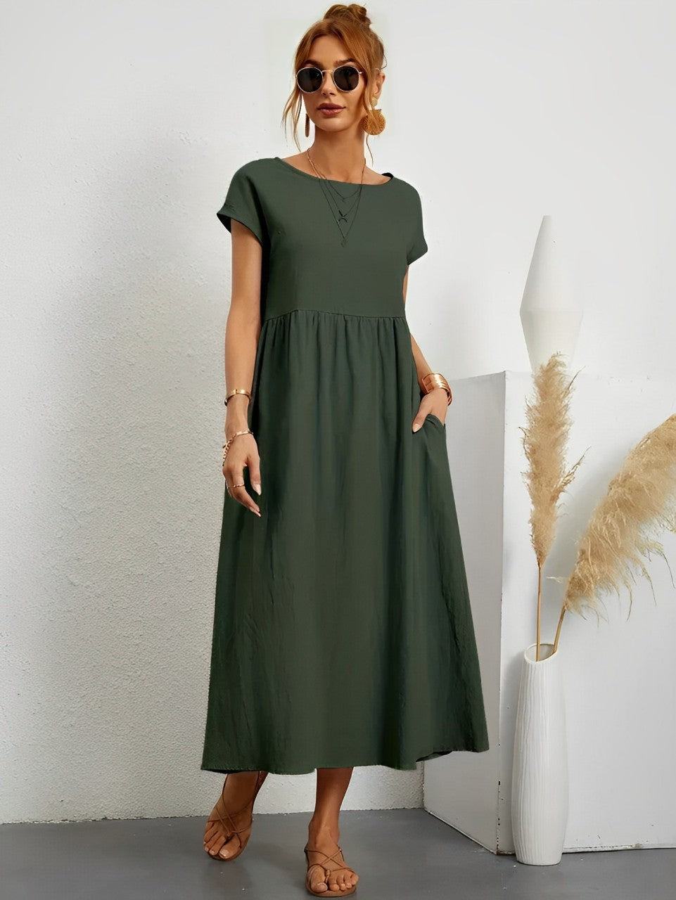 Vrouwen Zomerjurk Comfortabel Licht Jurk voor Zomer