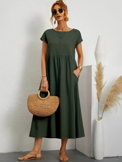 Vrouwen Zomerjurk Comfortabel Licht Jurk voor Zomer