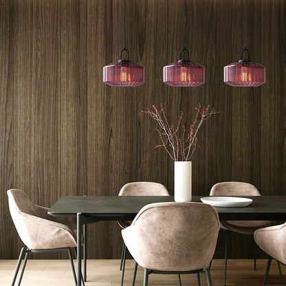 Hanglamp Geblazen Glas Gestreept Vintage Minimalistisch LED Eetkamer Woonkamer Slaapkamer
