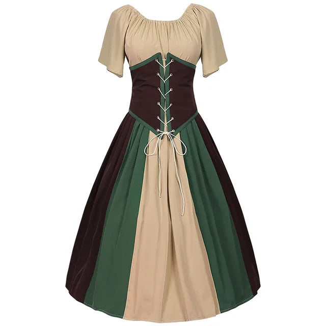 Gotische Jurk Vrouw Maxi Lange Middeleeuwse Stijl - StudioMarella