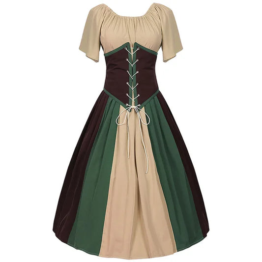 Gotische Jurk Vrouw Maxi Lange Middeleeuwse Stijl - StudioMarella
