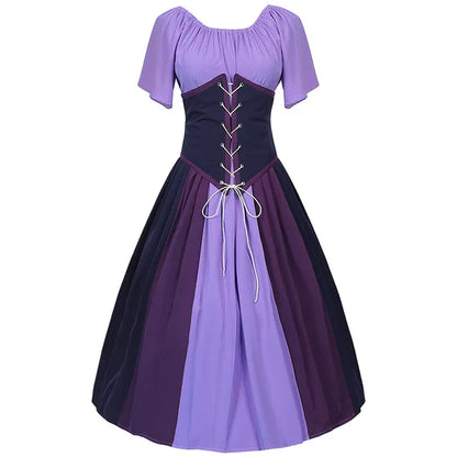 Gotische Jurk Vrouw Maxi Lange Middeleeuwse Stijl