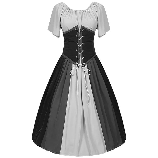 Gotische Jurk Vrouw Maxi Lange Middeleeuwse Stijl