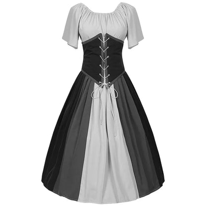 Gotische Jurk Vrouw Maxi Lange Middeleeuwse Stijl